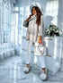 ELYNDI extended wool sweater - light beige PRE-ORDER